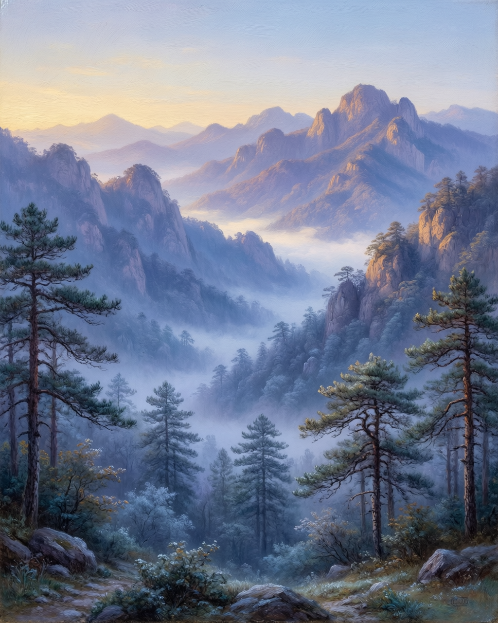 Impressionist oil painting