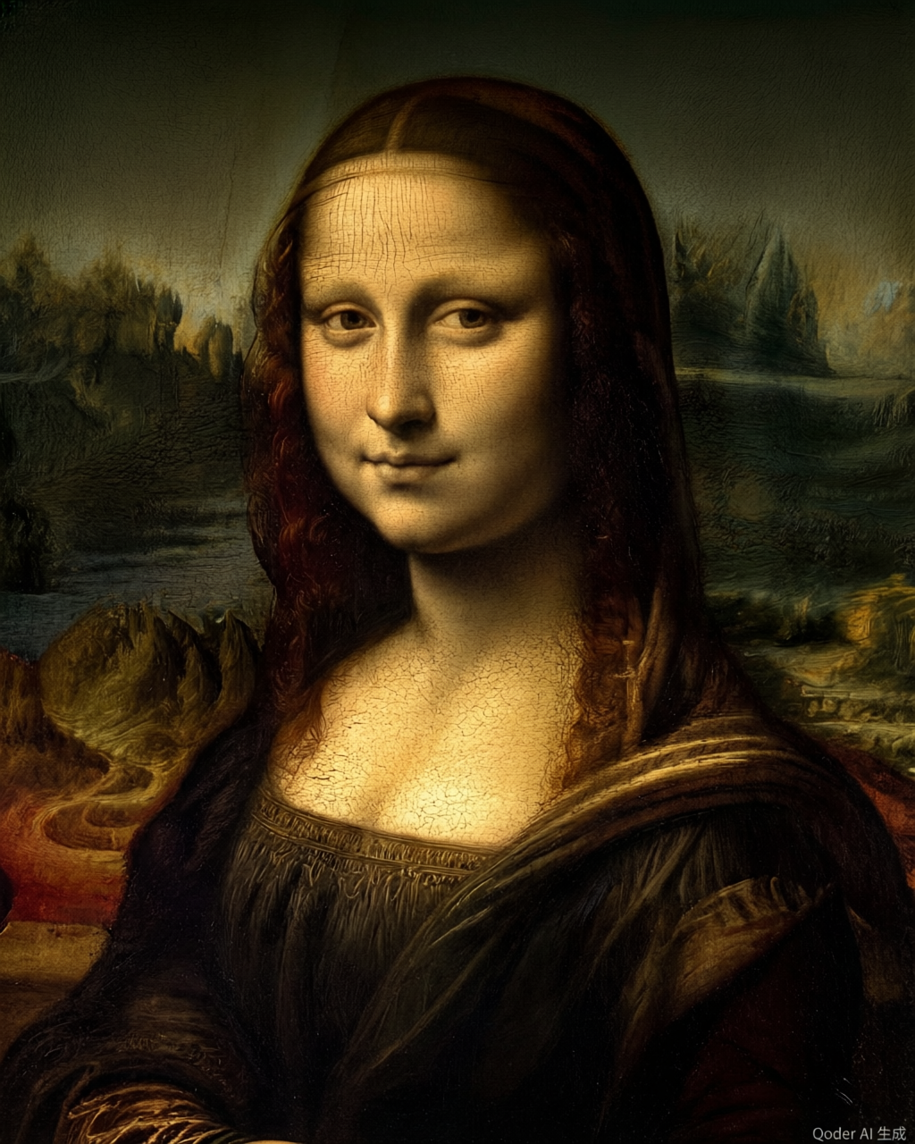 Realistic oil painting