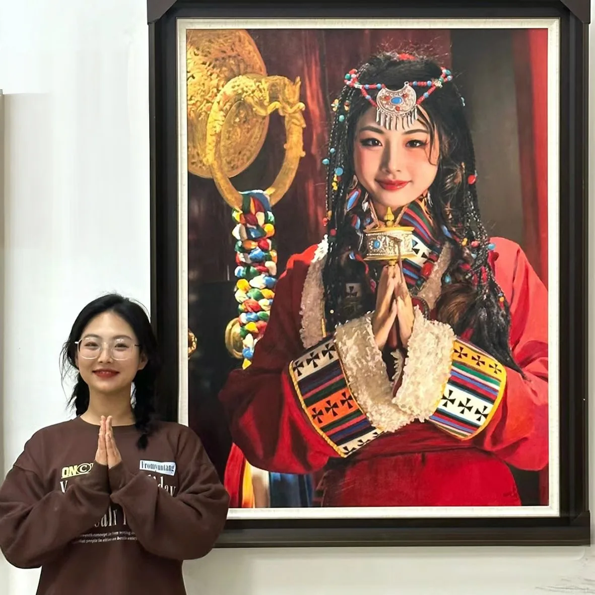 Custom portrait from photo, hand-painted oil painting on canvas